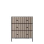 American Modern 28'' Three-Drawer Bedside Chest
