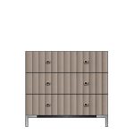 American Modern 36'' Three-Drawer Bedside Chest