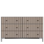 American Modern  56'' Six-Drawer Dresser