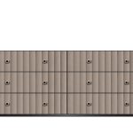 American Modern  72'' Six-Drawer Dresser