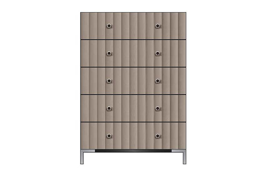 American Modern 36'' Five-Drawer Chest