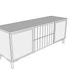 American Modern 60'' Credenza