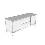 American Modern 60'' Credenza