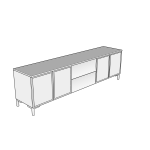 American Modern 84'' Credenza