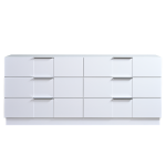 American Modern  72'' Six-Drawer Dresser