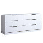 American Modern  72'' Six-Drawer Dresser