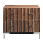 American Modern 24'' Two-Drawer Nightstand