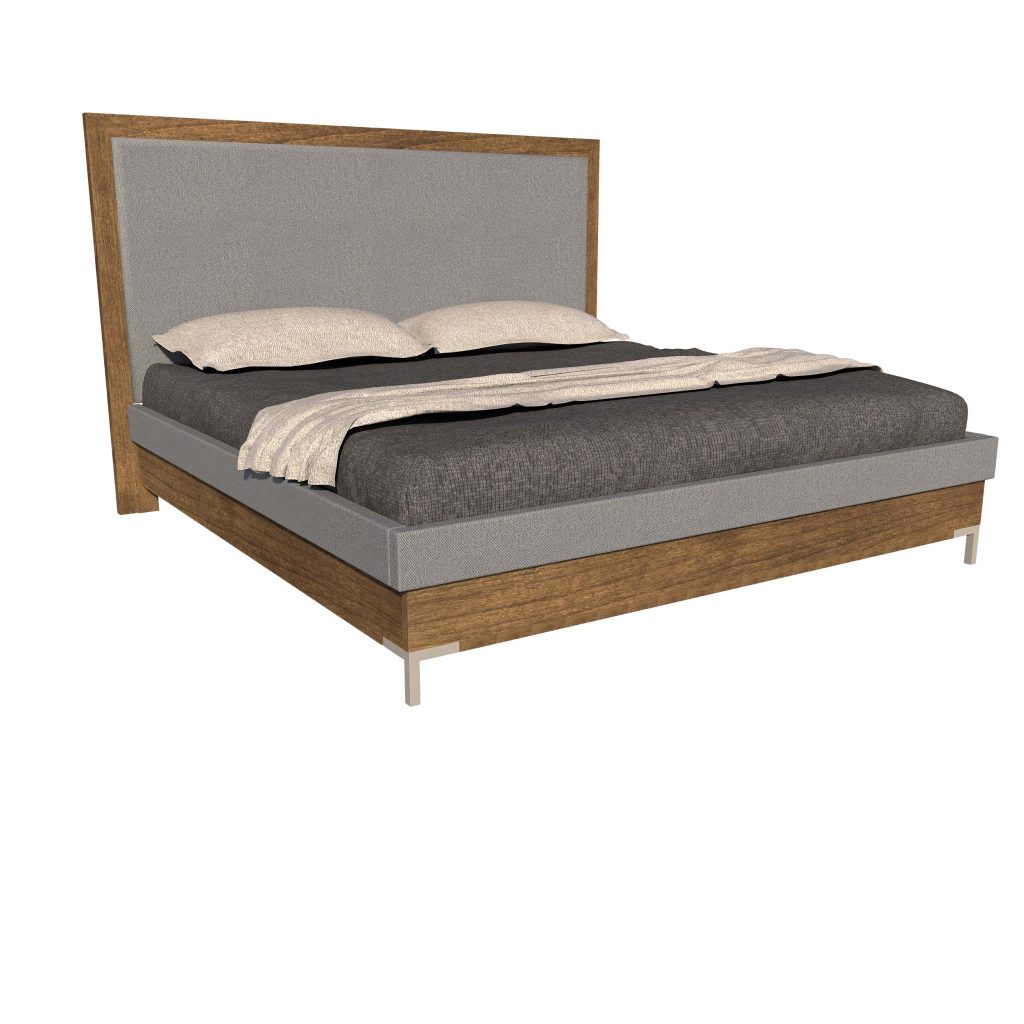 American Modern II 3A King 1 Panel Upholstered Bed