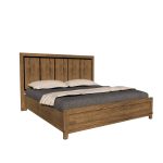 American Modern II 5A King Wood Bed