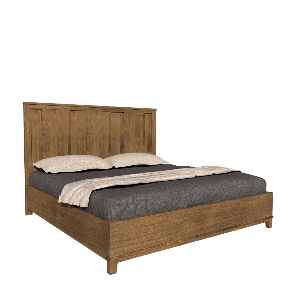 American Modern II 9C King Wood Bed
