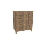 American Modern II 28'' Three-Drawer Bedside Chest