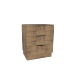 American Modern II 28'' Three-Drawer Bedside Chest