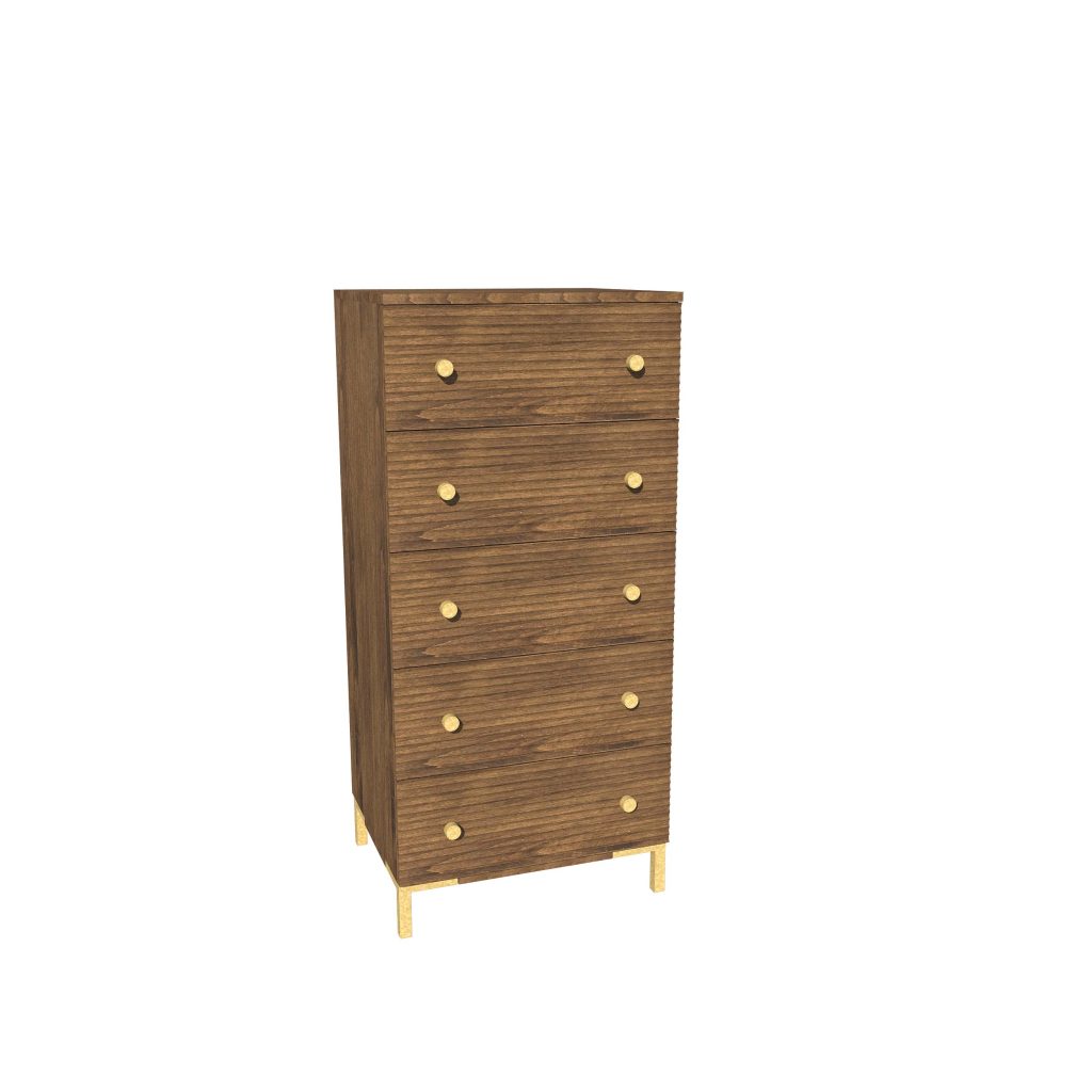 American Modern II 24'' Five-Drawer Chest