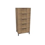 American Modern II 24'' Five-Drawer Chest