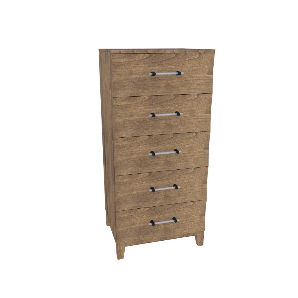 American Modern II 24'' Five-Drawer Chest