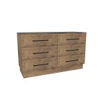 American Modern II  56'' Six-Drawer Dresser