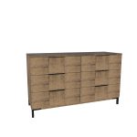 American Modern II  56'' Six-Drawer Dresser