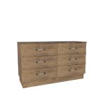 American Modern II  56'' Six-Drawer Dresser