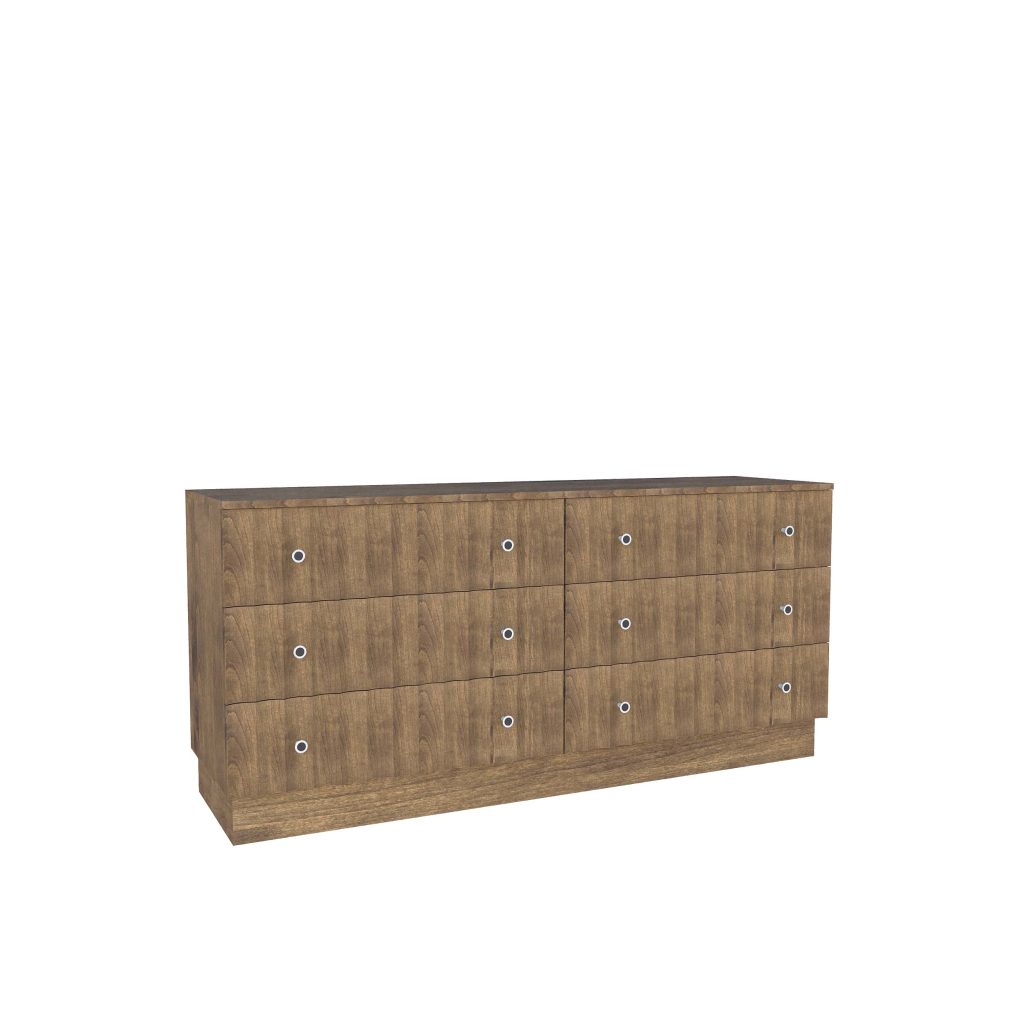 American Modern II  72'' Six-Drawer Dresser