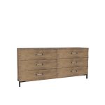 American Modern II  72'' Six-Drawer Dresser