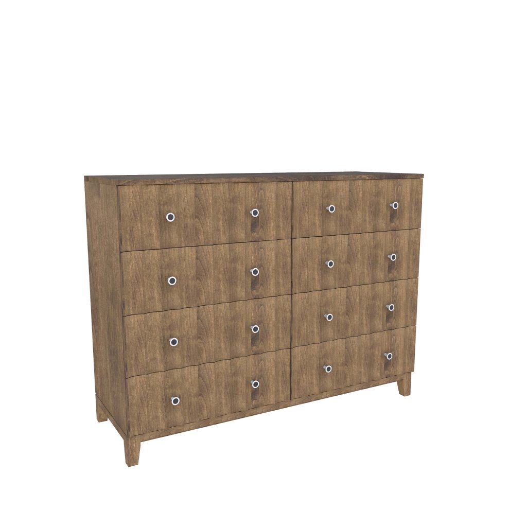 American Modern II  56'' Eight-Drawer Dresser