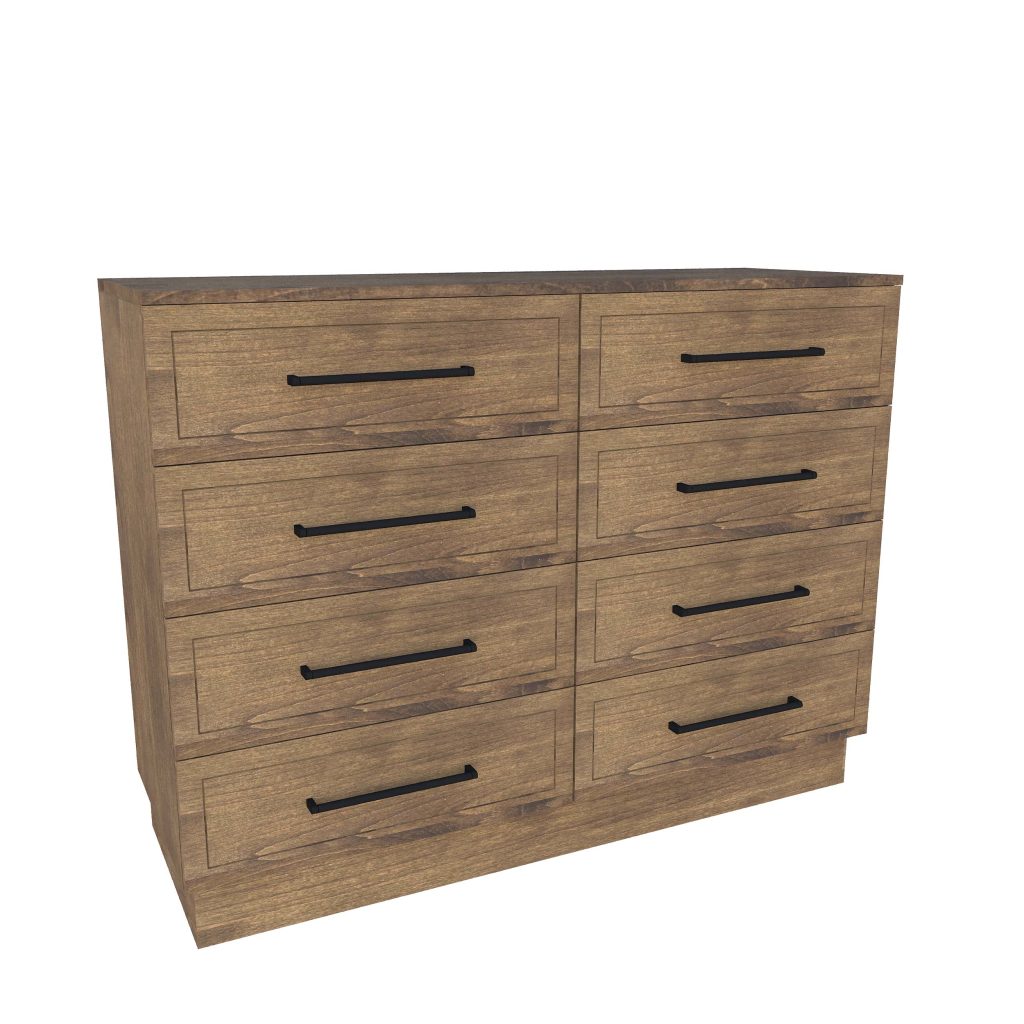 American Modern II  56'' Eight-Drawer Dresser