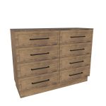 American Modern II  56'' Eight-Drawer Dresser