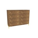 American Modern II  56'' Eight-Drawer Dresser