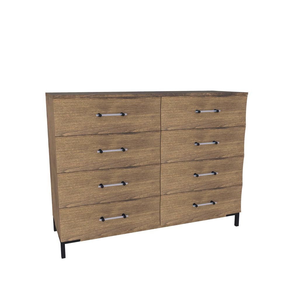 American Modern II  56'' Eight-Drawer Dresser