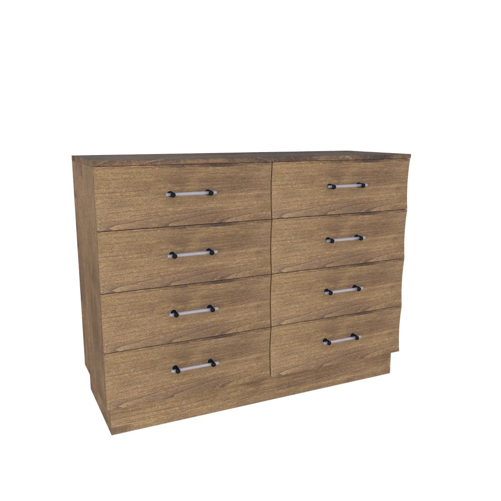 American Modern II  56'' Eight-Drawer Dresser