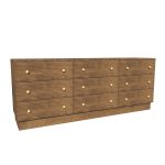 American Modern II  84'' Nine-Drawer Dresser