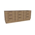 American Modern II  84'' Nine-Drawer Dresser