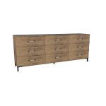 American Modern II  84'' Nine-Drawer Dresser