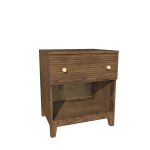American Modern II 24'' One-Drawer Nightstand