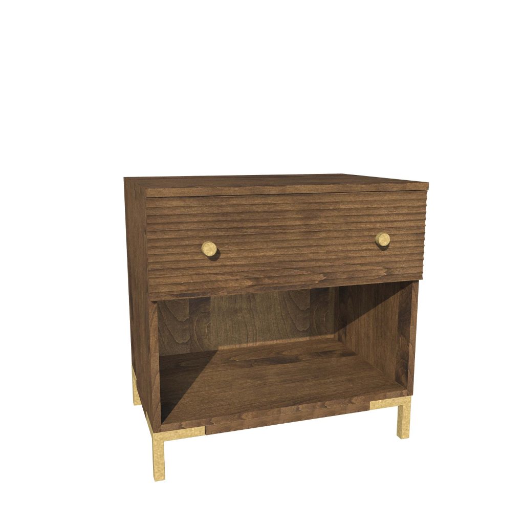 American Modern II 28'' One-Drawer Nightstand