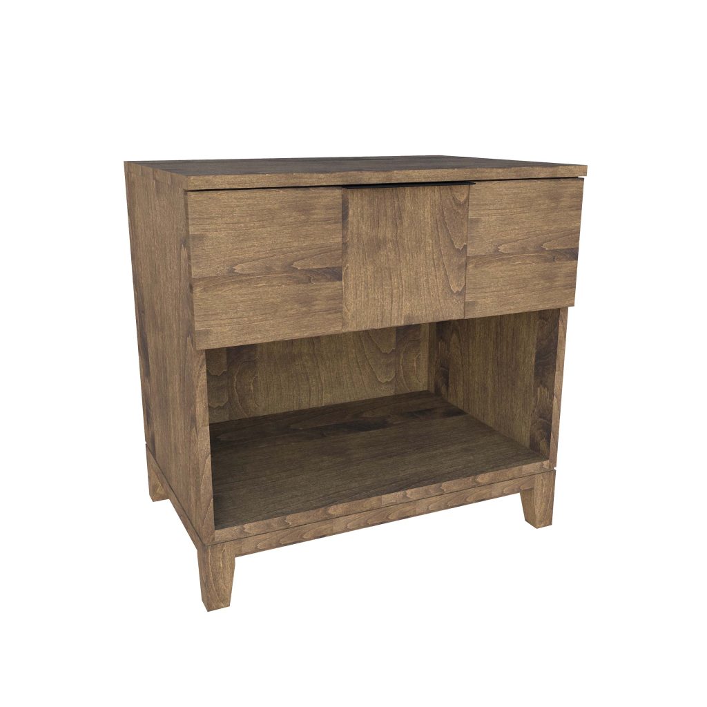 American Modern II 28'' One-Drawer Nightstand