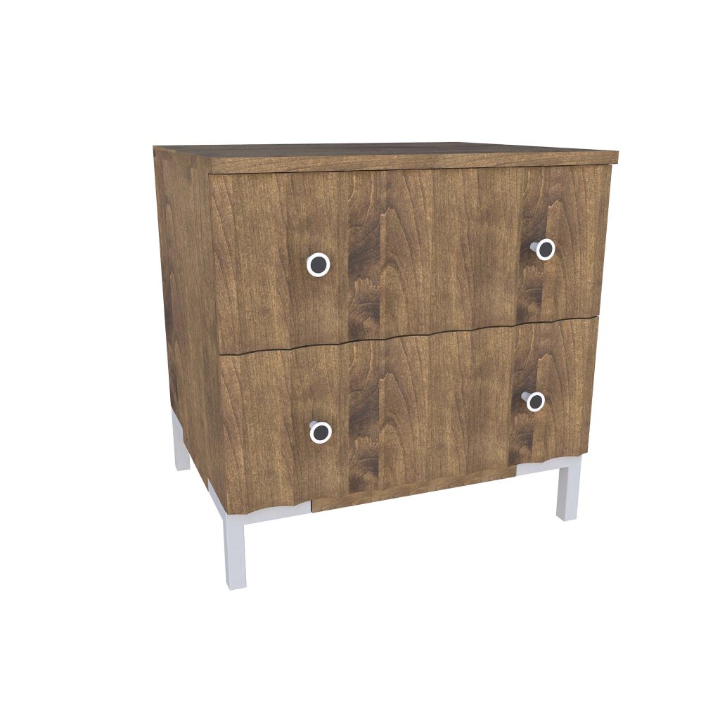 American Modern II 24'' Two-Drawer Nightstand