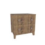 American Modern II 24'' Two-Drawer Nightstand