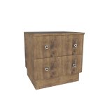 American Modern II 24'' Two-Drawer Nightstand