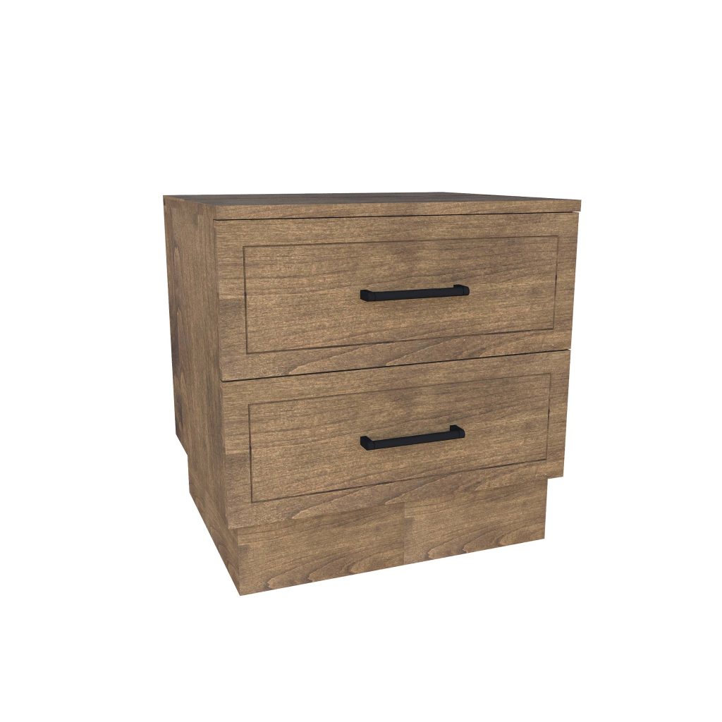 American Modern II 24'' Two-Drawer Nightstand