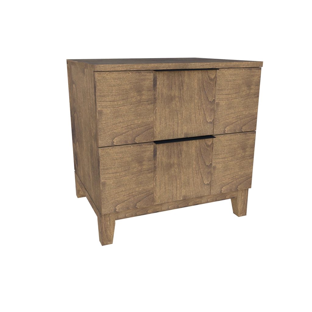 American Modern II 24'' Two-Drawer Nightstand