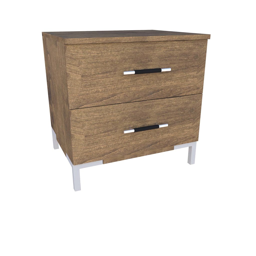 American Modern II 24'' Two-Drawer Nightstand