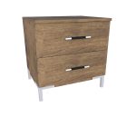 American Modern II 24'' Two-Drawer Nightstand
