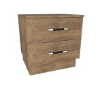 American Modern II 24'' Two-Drawer Nightstand