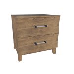 American Modern II 24'' Two-Drawer Nightstand