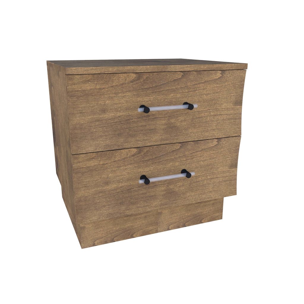 American Modern II 24'' Two-Drawer Nightstand