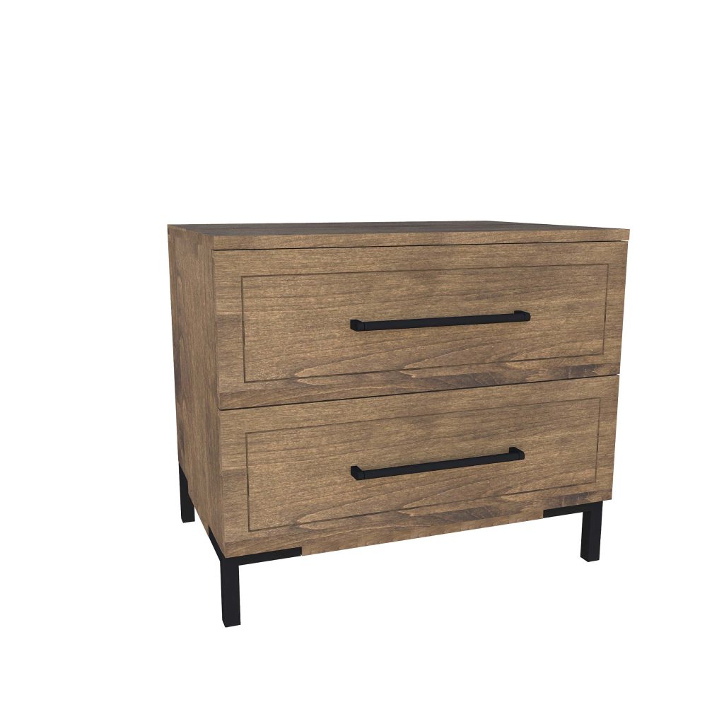 American Modern II 28'' Two-Drawer Nightstand