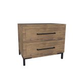 American Modern II 28'' Two-Drawer Nightstand