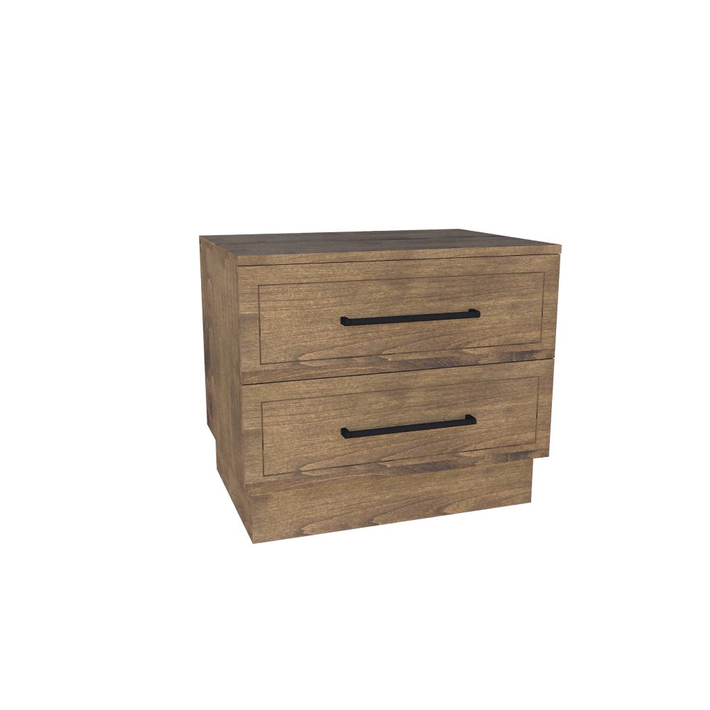American Modern II 28'' Two-Drawer Nightstand