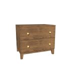 American Modern II 28'' Two-Drawer Nightstand